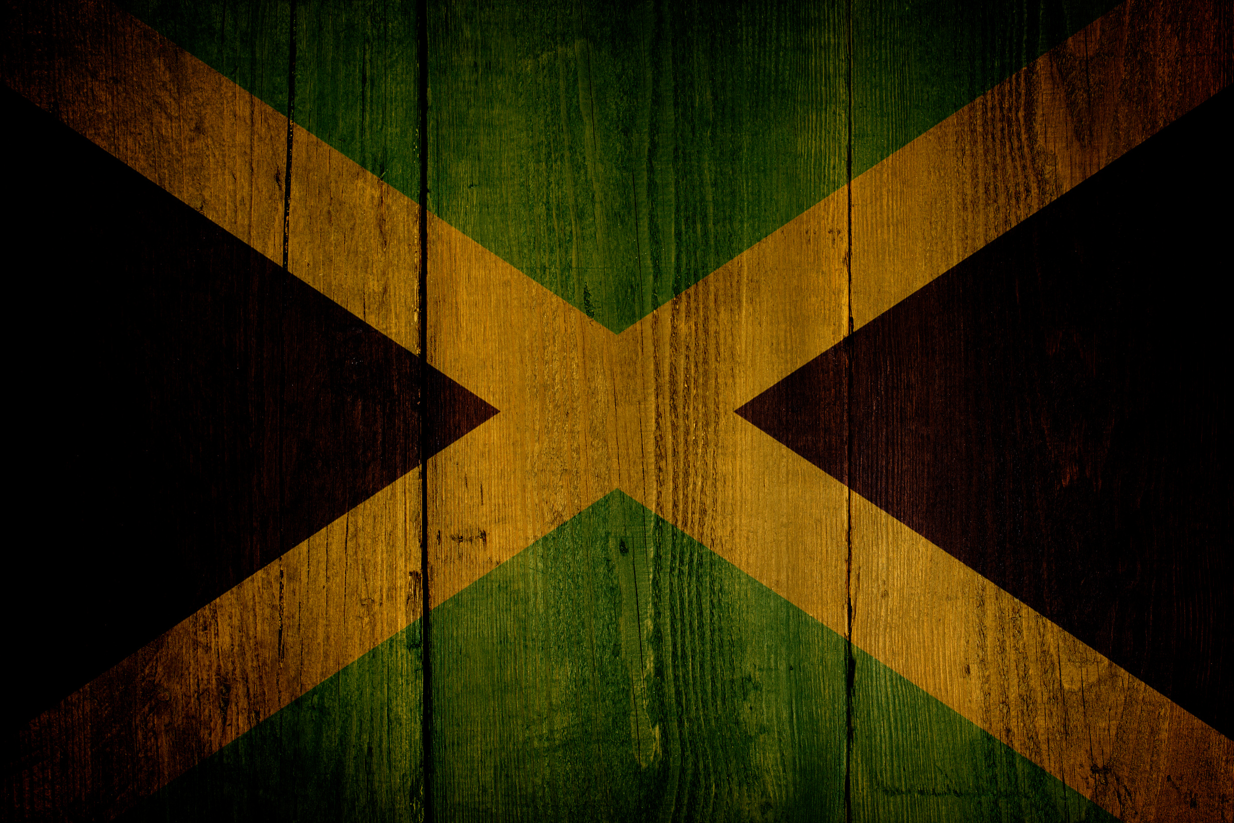 Jamaican flag.